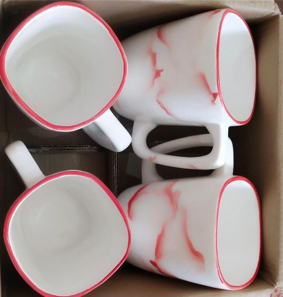 Classic Coffee Mugs & Milk Jugs (4 Pcs set) 