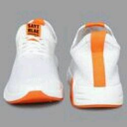 Rapidbox Men White - Orange Sneakers 