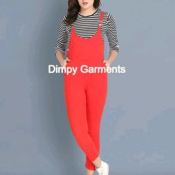 Dungaree Pant with Top For Women
