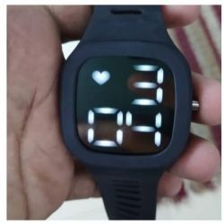 Led square watch 