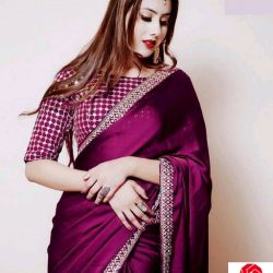 Women's designer sequence work sarees