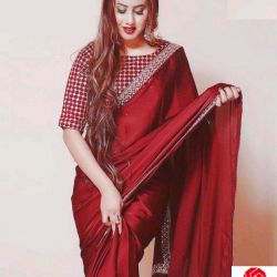 Women's designer sequence work sarees
