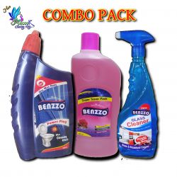 Toilet cleaner, Floor cleaner, Glass cleaner COMBO PACK
