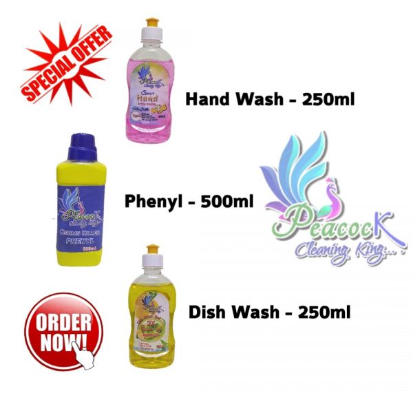 Peacock Cleaning King Home care products