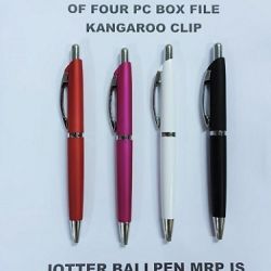 Box File [Kangaroo Clip] Pack of 4 pc. One Pkt= Four Pc. Price for One Pkt of 4 pc with 18% GST with SCHEME Four Pc Jotter Ball Pen with every one pack of 4 pc