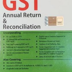 GST Annual Return and Reconciliation in English latest edition september-2022 