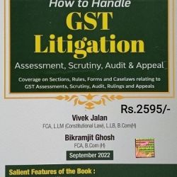 How to Handle GST Litigation in English 10% Discount on MRP and Free shipping special for this book