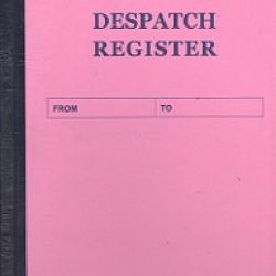 Dispatch Register-500 page both side printing in extra white paper Bilingual [English and Hindi]