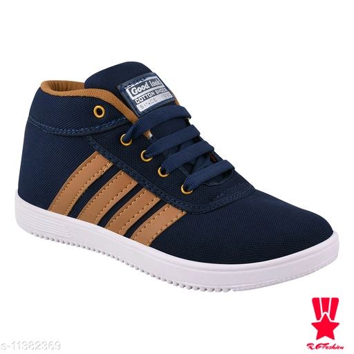 Trendy men mesh blue casual Shoes 