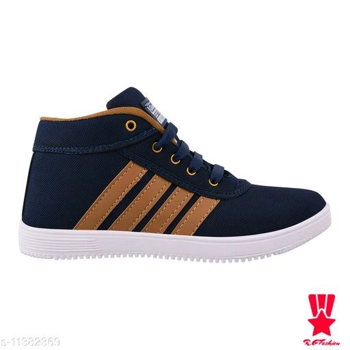 Trendy men mesh blue casual Shoes 