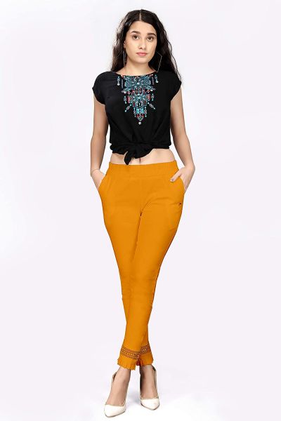 Spangel Fashion Regular Fit Women Yellow, Black Trousers - Buy Spangel  Fashion Regular Fit Women Yellow, Black Trousers Online at Best Prices in  India | Flipkart.com