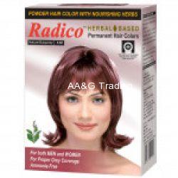 Radico HERBAL Certified Permanent Hair Color Powder With Nourishing Herbs (Natural Burgundy)