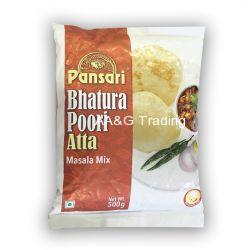 Pansari Bhatura Poori Atta Masala Mix  Flour Pouch (500g)