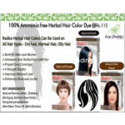Radico HERBAL Certified Permanent Hair Color Powder With Nourishing Herbs (Natural Burgundy)