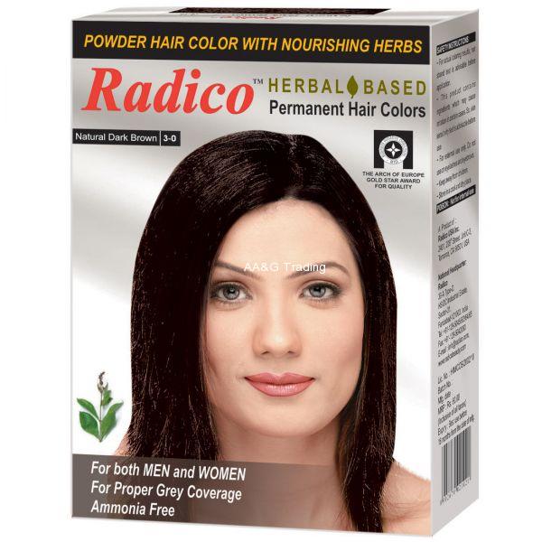 Radico HERBAL Certified Permanent Hair Color Powder With Nourishing Herbs  (Dark Brown) - Beauty & Wellness Haircare hair colour Dwarka - Dwarka, New  Delhi Radico