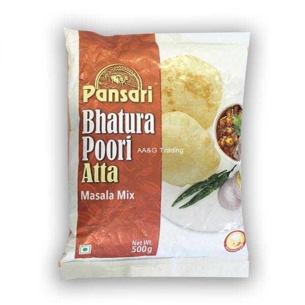 Pansari Bhatura Poori Atta Masala Mix  Flour Pouch (500g)