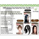 Radico HERBAL Certified Permanent Hair Color Powder With Nourishing Herbs (Natural Burgundy)