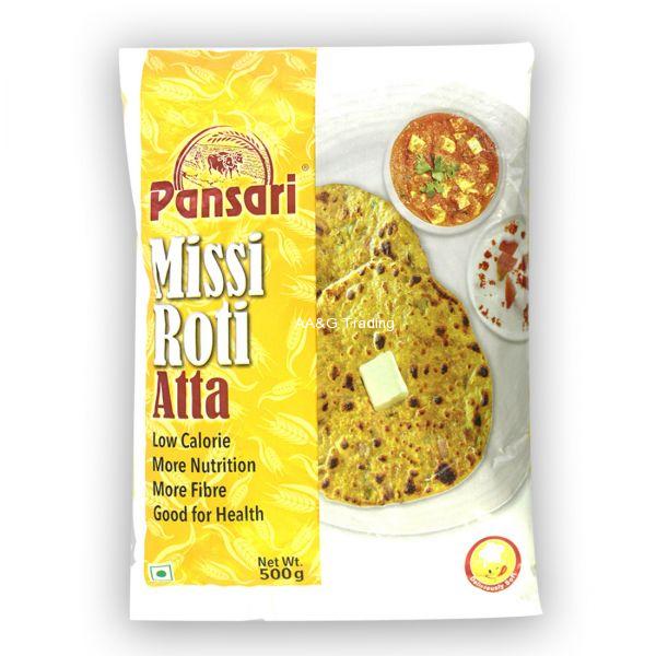 Pansari Missi Roti Atta  Flour Pouch (500g)