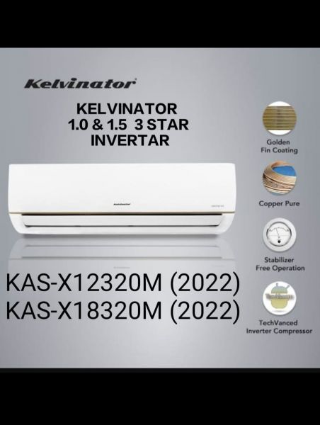 Kelvinator 2022 latest inverter 1.5 ton 3.98 star rated ac