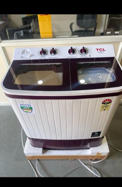 TCL 8.5 kg semi automatic washing machine  