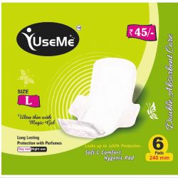 UseMe Sanitary Pad (L-6 Pads)