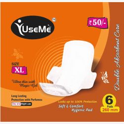 UseMe Sanitary Pad (XL-6  Pads)