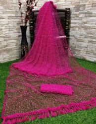 Bollywood Tissue, Net Saree  Style Code :TISSUE NET  Pack of :1  Occasion :Party & Festive  Construction Type :MACHINE  Fabric Care :Do not Bleach  Fabric :Tissue, Net  Type :Bollywood  3 Days Return Policy, No questions asked.