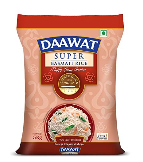 Daawat Super Basmati Rice, 5 kg