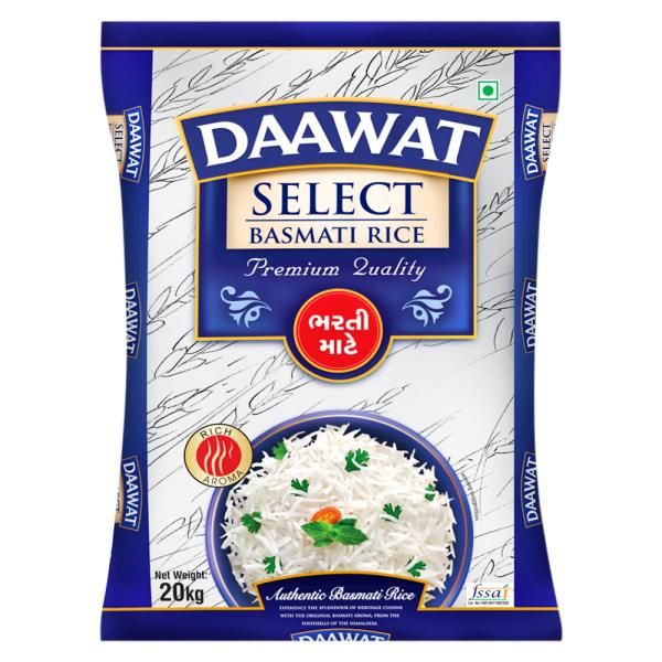 Daawat Select Basmati Rice, 20 kg