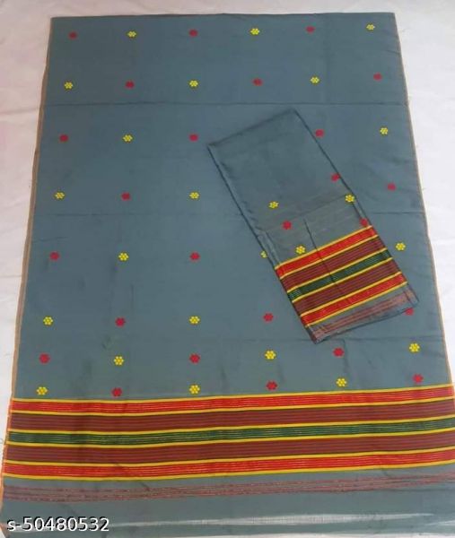 Assam Silk Mekhela Chadar with Premium Zari Work Bridal Design | MugaSilk