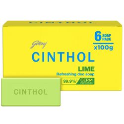 cinthol lime refreshing deo soap 100gm