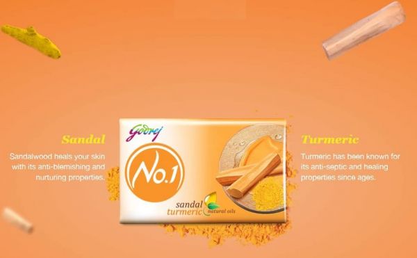 Buy 3 Godrej No.1 Sandal Soap Get 1 Free - 400gm