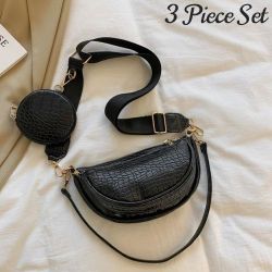 3 psc Set Designer Stylish Bags