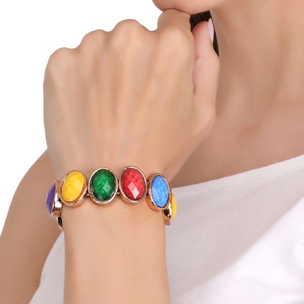 Natasha Rainbow Gemstone Bracelet