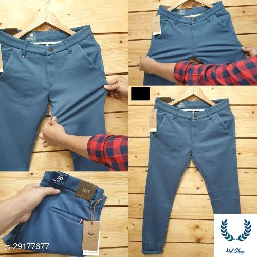 Buy Lycra Pants With 4way Ankle Formal Lycra Trousers Mens Stretchable Pants   LIGHT BLUE online from Fashion Trends