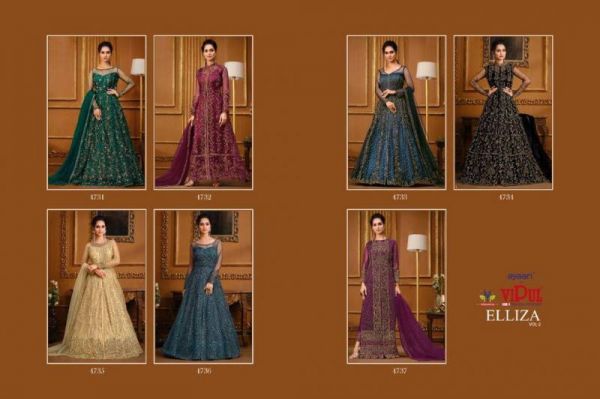 Vipul Elliza 2 Series Designer Salwar Kameez Collection