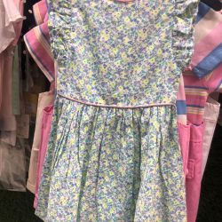 Neon girls cotton frock