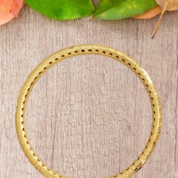 LIRISHA EXPORTS 22K GOLD PLATED LATEST DESIGN STYLISH GOLD CUTTING BANGLES SET OF 4