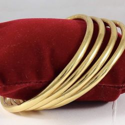 Lirisha exports 22k Gold plated latest design gold model plain Bangles