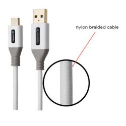 Stuffcool Alto Nylon Braided Micro USB Cable With Charging