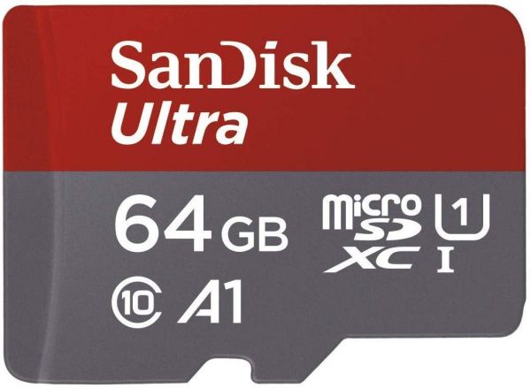 SanDisk Ultra MicroSDXC 64GB UHS-I Class 10 Memory Card