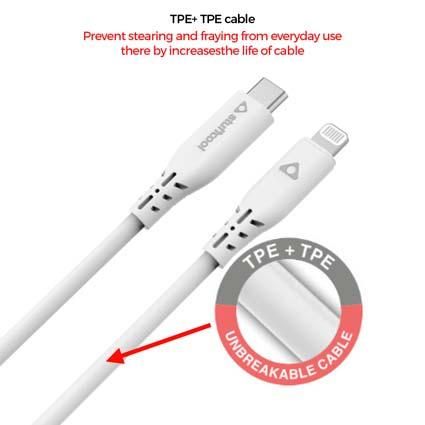 Stuffcool Bolt Type C to Lightning Cable