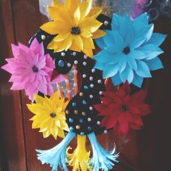 Flower peacock