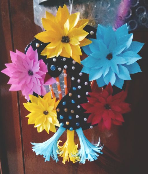 Flower peacock