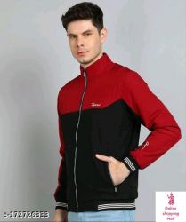 Men's Full Sleave  winter wear jacket .    Name: Men's Full Sleave  winter wear jacket .    Fabric: Pu Sleeve Length: Long Sleeves Pattern: Colorblocked Net Quantity (N): 1 Sizes: M (Chest Size: 44 in, Length Size: 26 in, Waist Size: 33 in, Hip Size: 38 in)  L (Chest Size: 46 in, Length Size: 27 in, Waist Size: 35 in, Hip Size: 40 in)  XL (Chest Size: 48 in, Length Size: 28 in, Waist Size: 37 in, Hip Size: 42 in)  XXL (Chest Size: 50 in, Length Size: 29 in, Waist Size: 39 in, Hip Size: 44 in)   