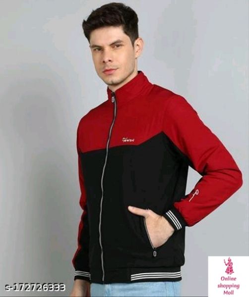 Men's Full Sleave  winter wear jacket .    Name: Men's Full Sleave  winter wear jacket .    Fabric: Pu Sleeve Length: Long Sleeves Pattern: Colorblocked Net Quantity (N): 1 Sizes: M (Chest Size: 44 in, Length Size: 26 in, Waist Size: 33 in, Hip Size: 38 in)  L (Chest Size: 46 in, Length Size: 27 in, Waist Size: 35 in, Hip Size: 40 in)  XL (Chest Size: 48 in, Length Size: 28 in, Waist Size: 37 in, Hip Size: 42 in)  XXL (Chest Size: 50 in, Length Size: 29 in, Waist Size: 39 in, Hip Size: 44 in)   