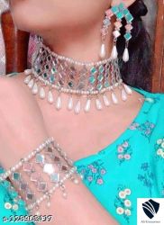 KISARA JEWELS CHOKER SET + LONG NECKLACE COMBO.  Jewellery Set