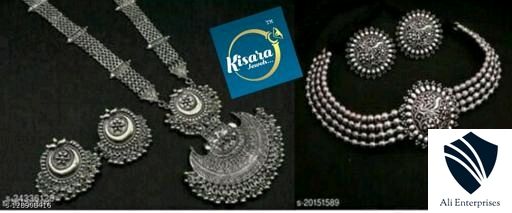 KISARA JEWELS CHOKER SET + LONG NECKLACE COMBO.  Jewellery Set