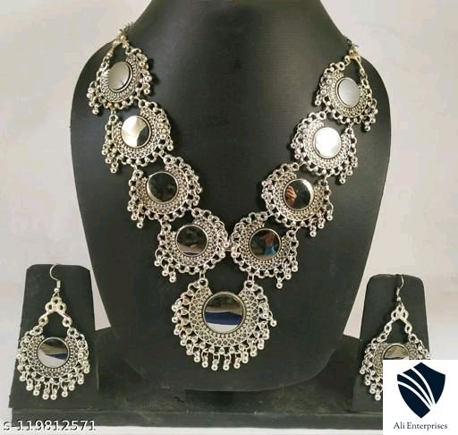 Beautiful Oxidised Necklace for Women and Girls