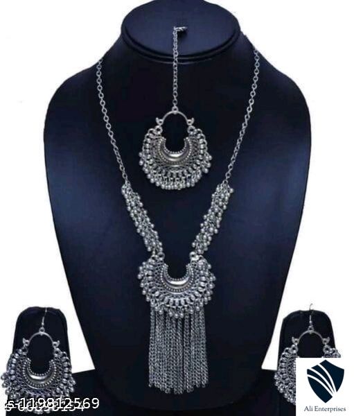 Beautiful Oxidised Necklace for Women and Girls